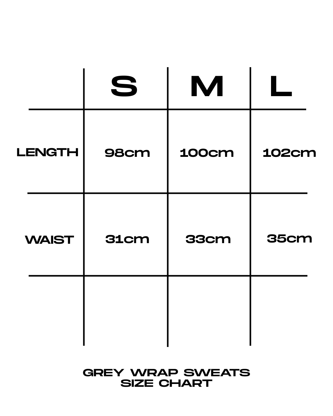 GREY WRAP SWEATS