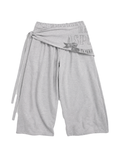 GREY WRAP SWEATS